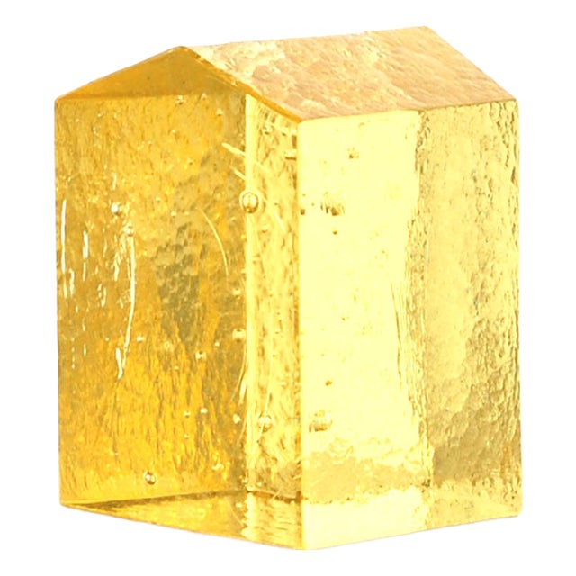 Vincent Van Goghs the Yellow House V2 Glass Sculpture by Richard Rooze for Jaroslav Wasserbauer For Sale