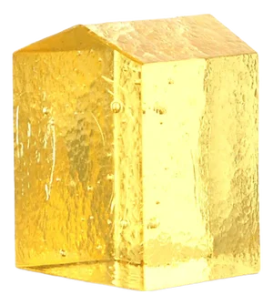 Vincent Van Goghs the Yellow House V2 Glass Sculpture by Richard Rooze for Jaroslav Wasserbauer