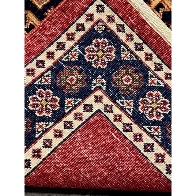 Tribal Vintage Hand-Knotted Persian Kashkoli Runner 2'10" X 7'0" For Sale - Image 3 of 6