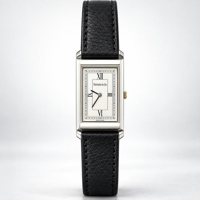 Contemporary Tiffany & Co. Classic Stainless Steel Ladies Quartz Watch For Sale - Image 3 of 5