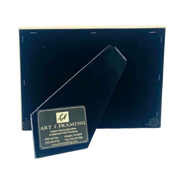 Traditional Vintage 1980s Paul Brown for Brooks Brothers Framed Holiday Christmas Card For Sale - Image 3 of 9