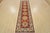 Farmhouse Kazak Runner 2’10” X 9’9” Red Wool Tribal Hand-Knotted Oriental Rug For Sale - Image 3 of 13