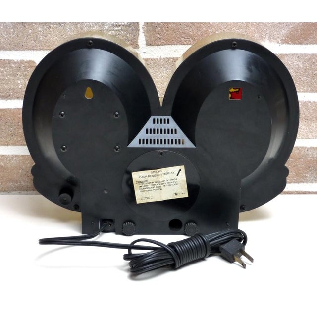 Mid-Century Modern Stroh's Beer Sign with Clock, USA, 1985 For Sale - Image 3 of 4