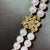 Diamond Akoya Pearl 2-Strand Necklace 18k Gold Certified For Sale In New York - Image 6 of 9