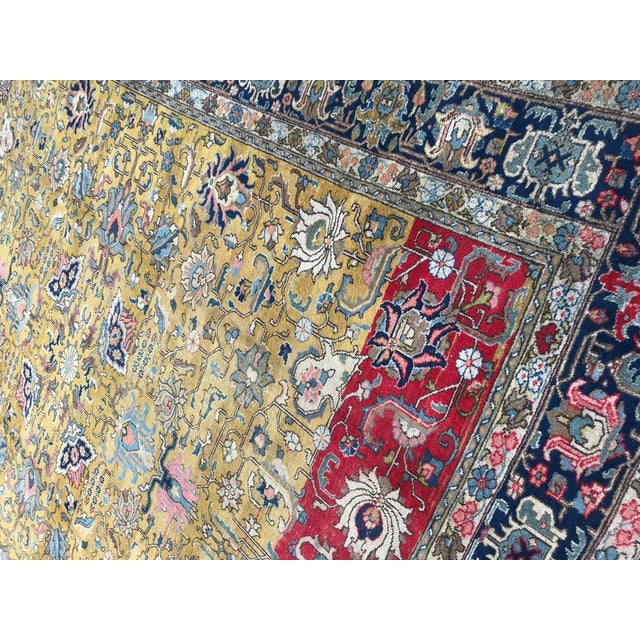 Vintage Tabriz Large Rug, 1950s For Sale - Image 9 of 18