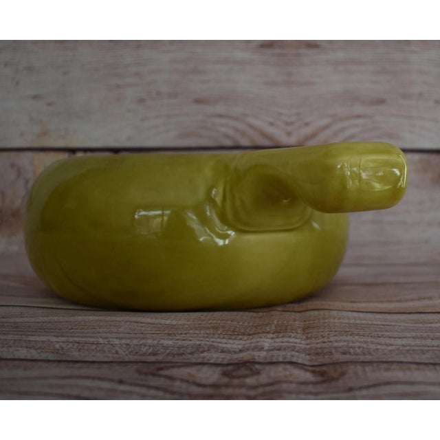 Mid-Century Modern Vintage 1950s Russel Wright Steubenville Avocado Green Casserole With Stick Handle For Sale - Image 3 of 13