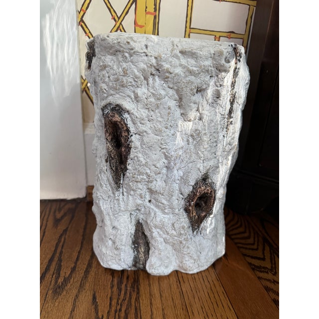Original Faux Bois Stool For Sale - Image 4 of 4