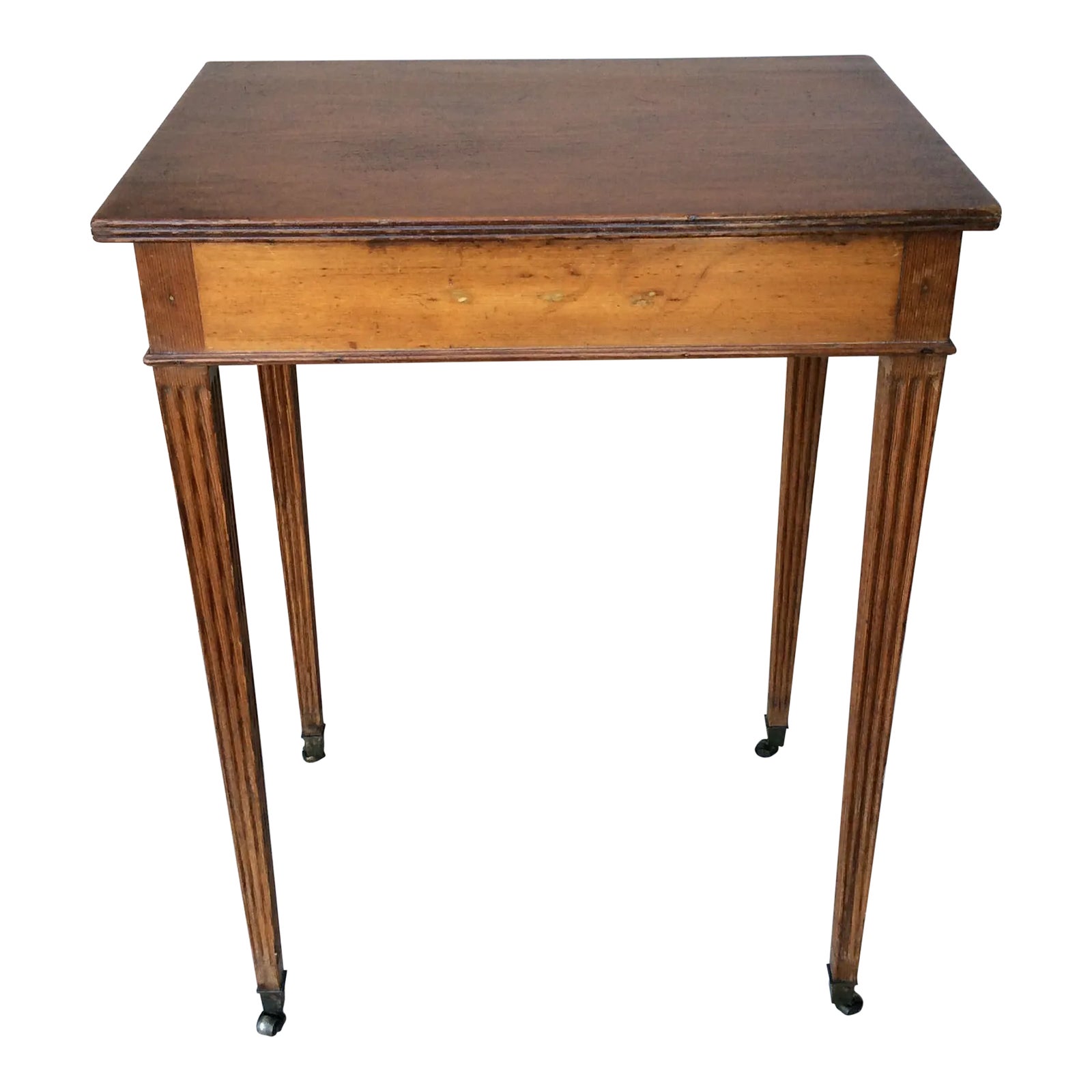 Early 20th Century English Pine Side Table | Chairish