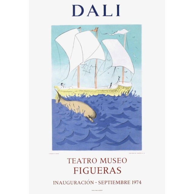 1974 Salvador Dali Museo Figueras Poster For Sale
