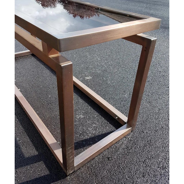 1970s Neo Classical Copper Style Console Table, 1970s For Sale - Image 5 of 7