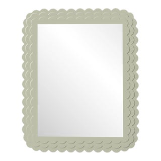 Fleur Home Carnival Krewe Rectangle Mirror in Mizzle, 30x40 For Sale