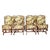 A suite of ten dining chairs from 19th century France composed of (8) side chairs and (2) armchairs all upholstered in a...