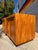 Wood 1950s Pair of Rare Paul László Inc. Beverly Hills Custom Ribbon Grain Mahogany Nightstands For Sale - Image 7 of 10