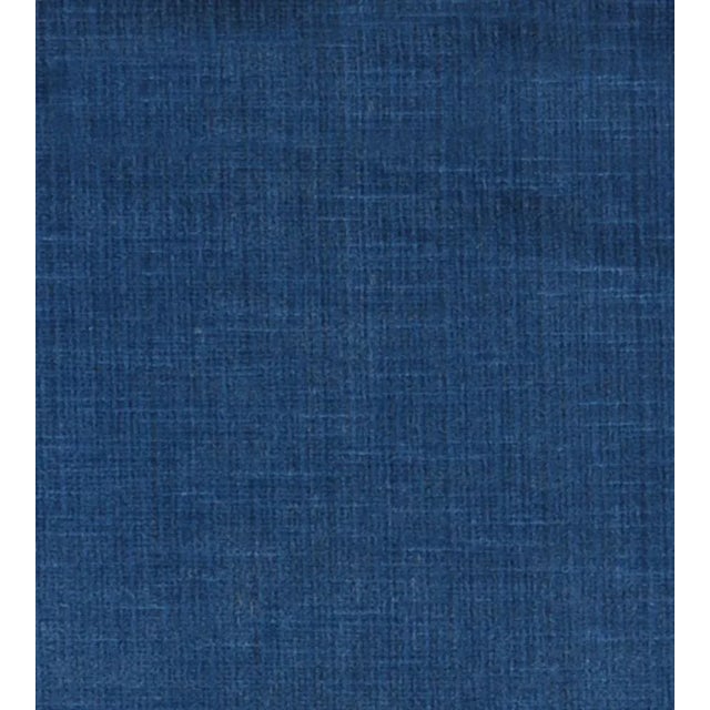 Sample - The House of Scalamandré Upcountry Fabric, Sapphire For Sale