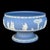 Vintage Wedgwood Neoclassical Blue Jasperware Large Pedestal High-Relief Centerpiece Bowl, Marked For Sale In San Diego - Image 6 of 6