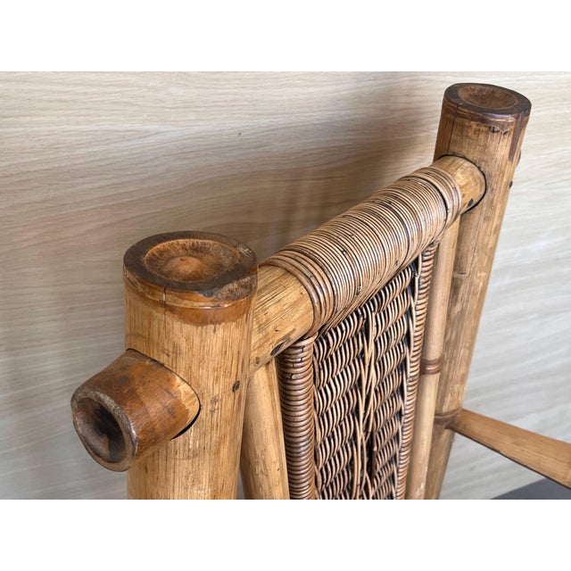 Budji Layug Style Majestic Jumbo Bamboo Pagoda Lounge Chairs For Sale - Image 9 of 18