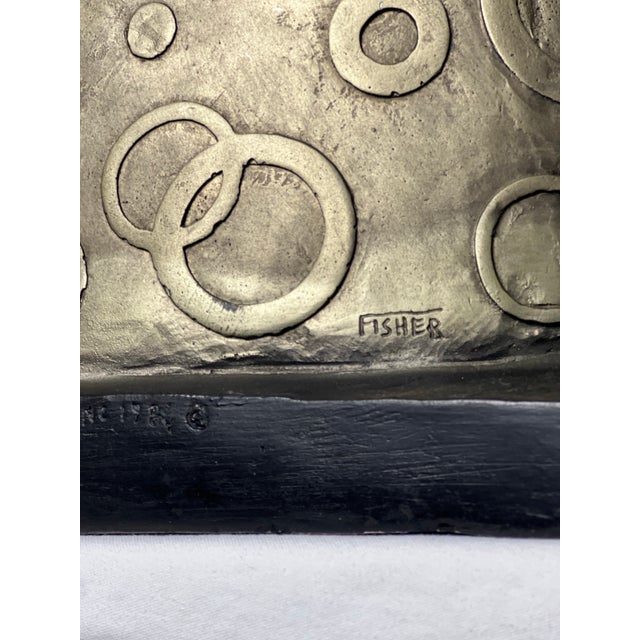 1986 Art Deco Style Pierrot Sculpture by David Fisher, Austin Productions, Signed For Sale - Image 10 of 12