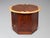 Brown Restored Lane Acclaim Drum Table Round Hexagon Side End Table Storage Cabinet For Sale - Image 8 of 14