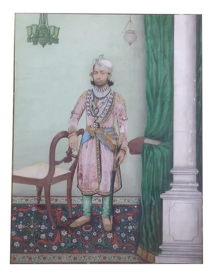 Indian Artist, Portrait, 1800s, Watercolor