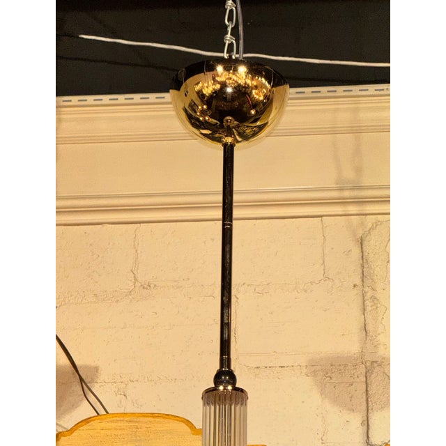 Early 21st Century Murano Pink and Black Glass Pendant Lights For Sale - Image 5 of 6