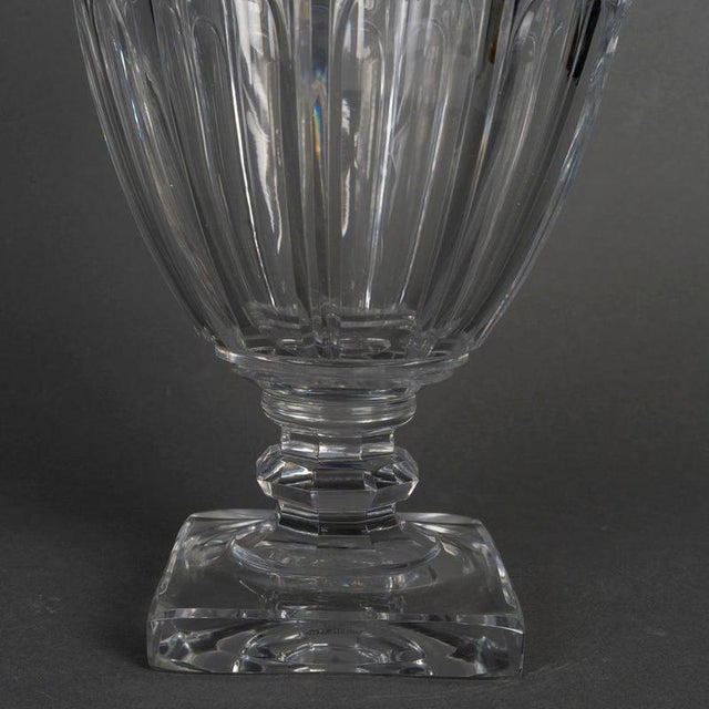 2000 - 2009 Antique Crystal Vase by Baccarat, 1900s For Sale - Image 5 of 10