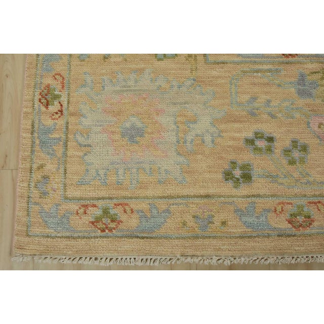 Anatolia Rug 10’4” X 14’2” Pink Wool Hand-Knotted Oriental Carpet For Sale - Image 10 of 12
