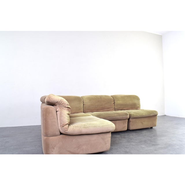 Mid-Century Modern Modular Corner Sofa from Rolf Benz, 1970s, Set of 4 For Sale - Image 6 of 14