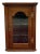 Antique English Corner Cabinet Carved Oak Hanging Wall Cabinet Storage c.1920s For Sale