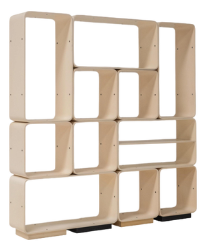 Modular Bookcase or Room Divider attributed to Carlo De Carli for Fiarm, Italy, 1970s