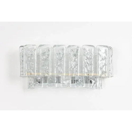 1960s Brass and Murano Glasses Wall Sconces attributed to Doria, Germany, 1960s For Sale - Image 5 of 10
