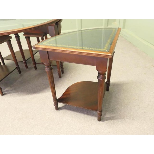 1950s Circular Nest of Library Tables, 1950, Set of 5 For Sale - Image 5 of 8