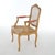 Antique French Louis XV Fruitwood & Cane Arm Chair 1900 For Sale - Image 12 of 12