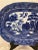 Ceramic Early 20th Century Allerton's Ltd. Blue Willow Serving Platter, Made in England For Sale - Image 7 of 7
