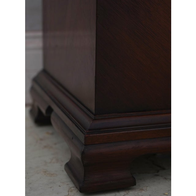 Colonial Mahogany Grandfather Hall Clock For Sale - Image 13 of 18