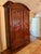 18th Century 18th Century French Louis XV Walnut Armoire With Burr Elm, Chevron Inlay, Circa 1770 For Sale - Image 5 of 17