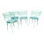 Mid 20th Century Salterini Pool Side Chairs, Set of 4, Attributed For Sale