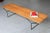 This modernist, solid beech slatted bench is a true design classic designed by Harry Bertoia for Knoll International USA...