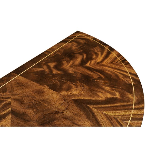 Wood Pair of Small Mahogany Console Tables For Sale - Image 7 of 8