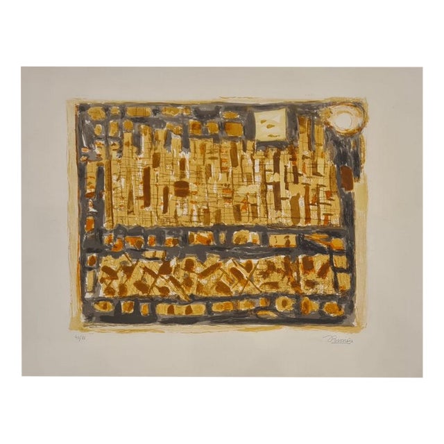 Roger Bissière, The Castle, 1956, Lithograph For Sale