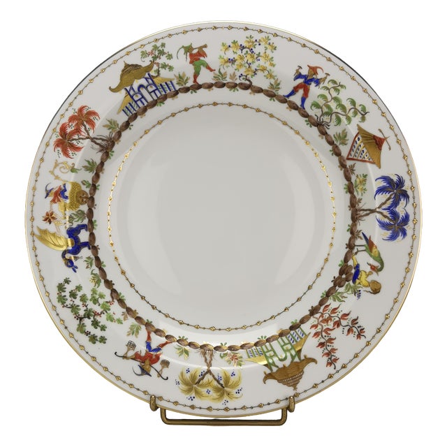 Chinese Circus Deep Serving Dish by Camille Le Tallec for Tiffany & Co., 1987 For Sale