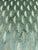 Modern Remnant S. Harris Haystack Velvet Metal Teal Geometric Upholstery Fabric For Sale - Image 3 of 5