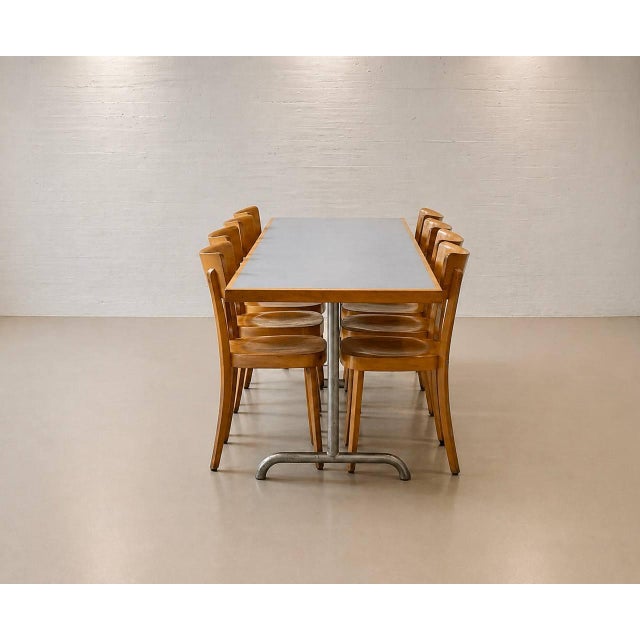 Vintage Table by Horgen Glarus for the Swiss Barracks, 1950s For Sale - Image 4 of 11