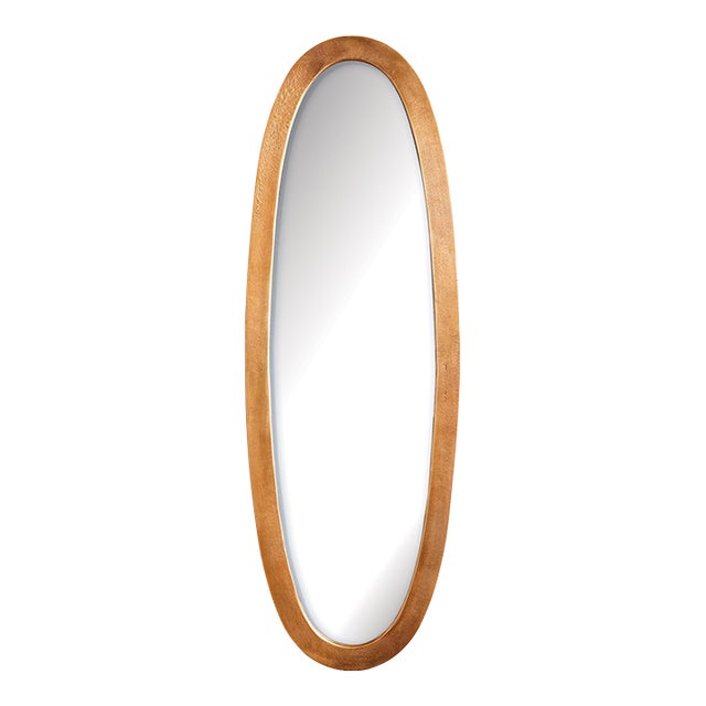 Lamelle Oval Mirror For Sale