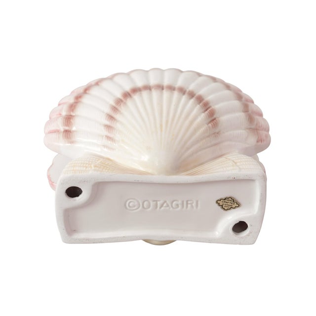 Otagiri Ceramic Scallop Shell Napkin Holder For Sale In Tampa - Image 6 of 6