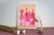 2023, Modern Still Life of "Pink Bottle Display", Acrylic Painting on Watercolor Paper by Gio Bellagio For Sale In Miami - Image 6 of 9