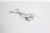 Silver Vintage Silver Bird Claw Sugar or Ice Serving Tongs Bar Cart Styling For Sale - Image 8 of 9