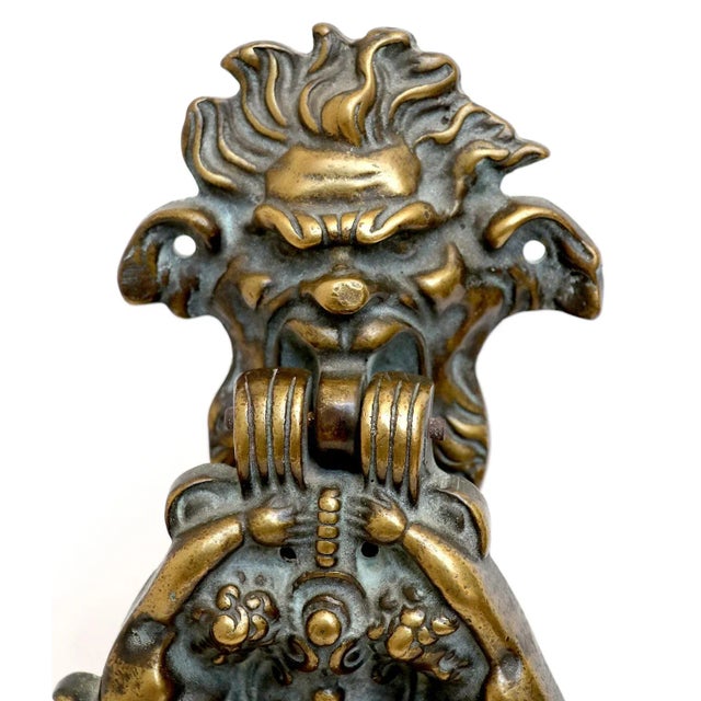 Mid 20th Century Baroque Door Knocker For Sale - Image 5 of 9