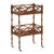 Foster 2-Tier Bar Cart, Dark Brown For Sale