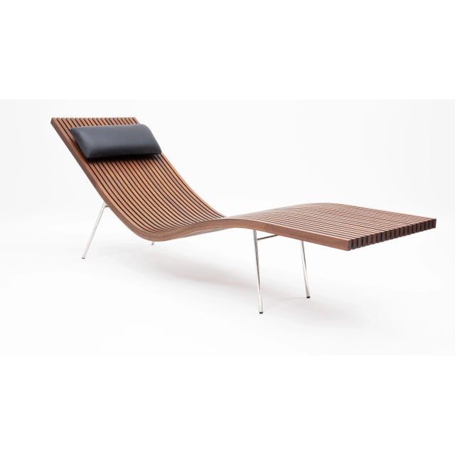Bauhaus Mahogany Chaise Lounge by Peter Zumthor For Sale - Image 6 of 6