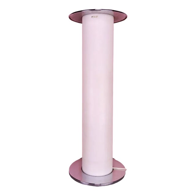 Vintage Space Age Cylinder Floor Lamp from Guzzini, 1970s For Sale